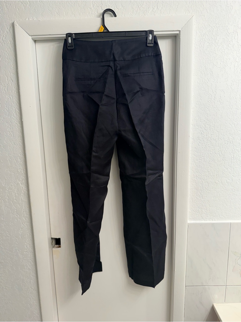 H&M Black Straight-Leg Dress Pants